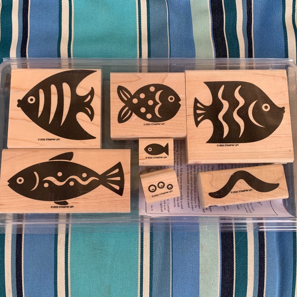 Stampin' Up! Fish stamps